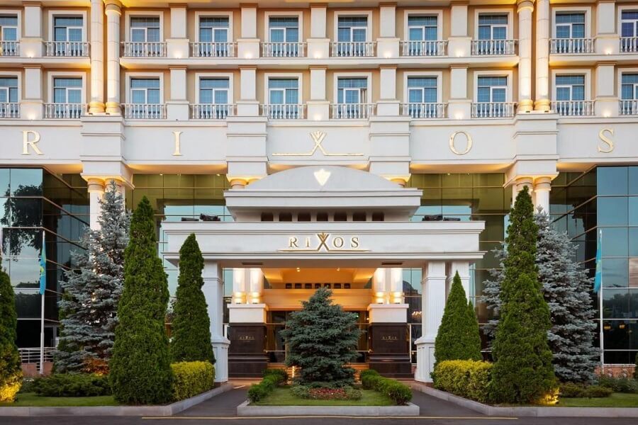 otel rixos almaty 2 Фасад Rixos Almaty