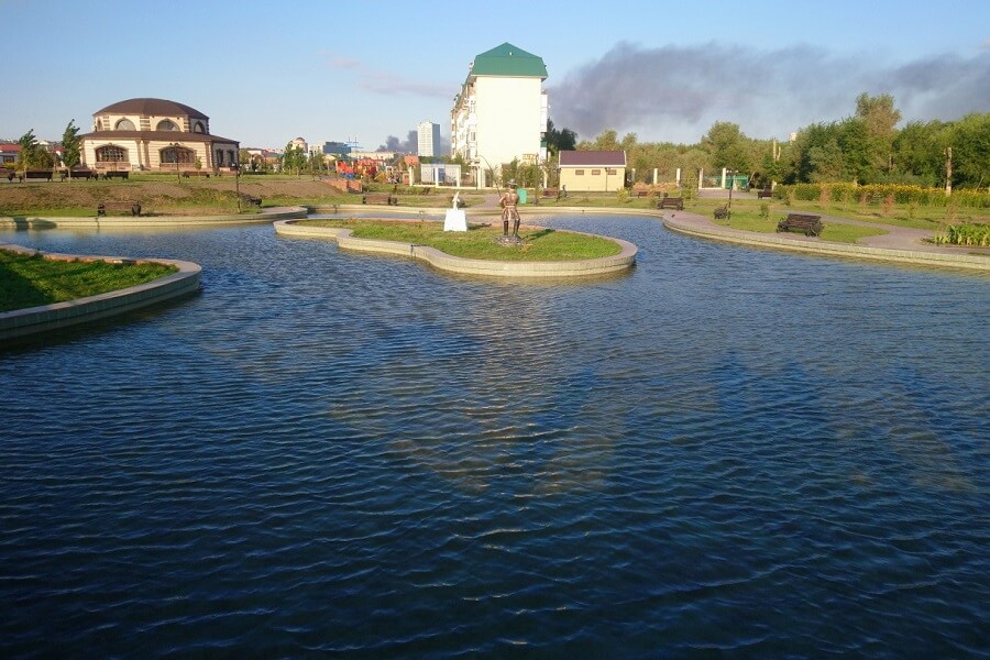 retro park 2 Озеро в парке