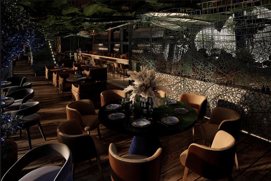 restoran dragonfly izakaya 2 Интерьер в Dragonfly Izakaya