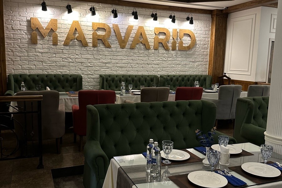 restoran marvarid 2 Интерьер ресторана Marvarid