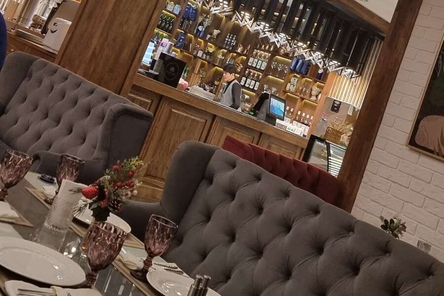 restoran marvarid 7 Интерьер ресторана Marvarid 2
