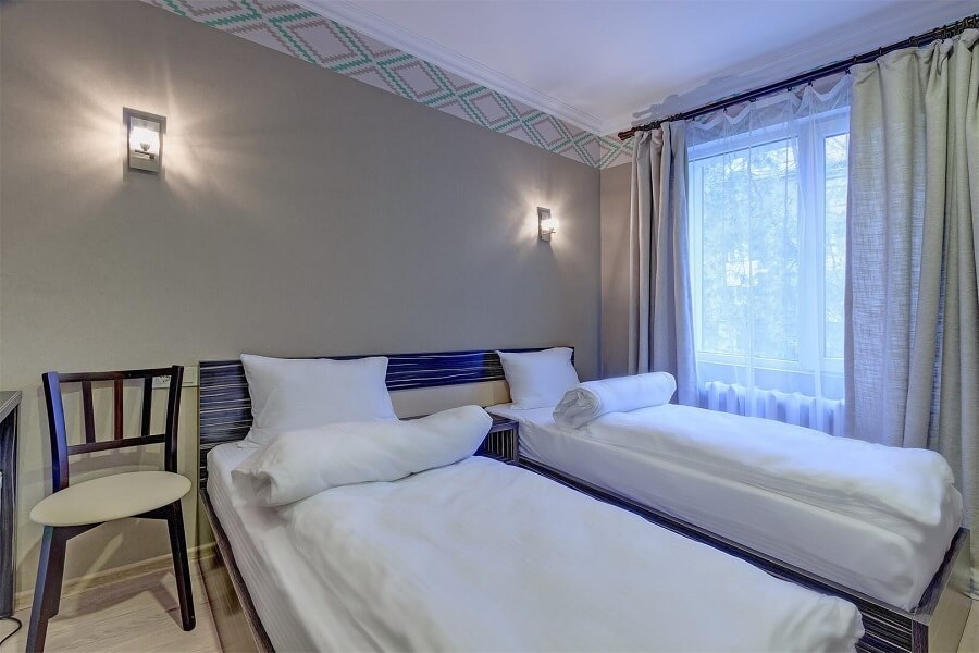 resident hotel almaty 3 2-местный номер с раздельными кроватями