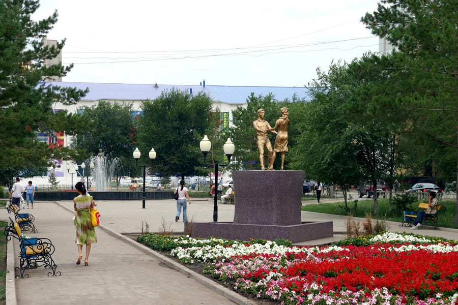 Аллея Влюблённых в Актобе