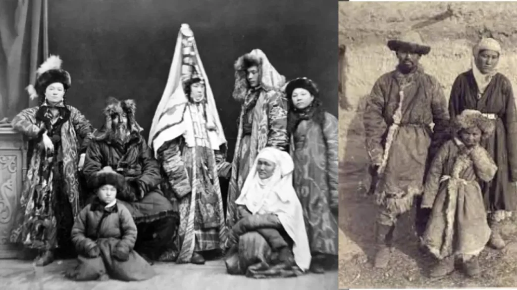 История нарядов казахстана
